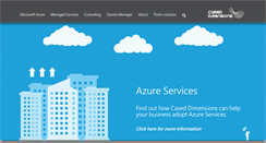 Desktop Screenshot of caseddimensions.com